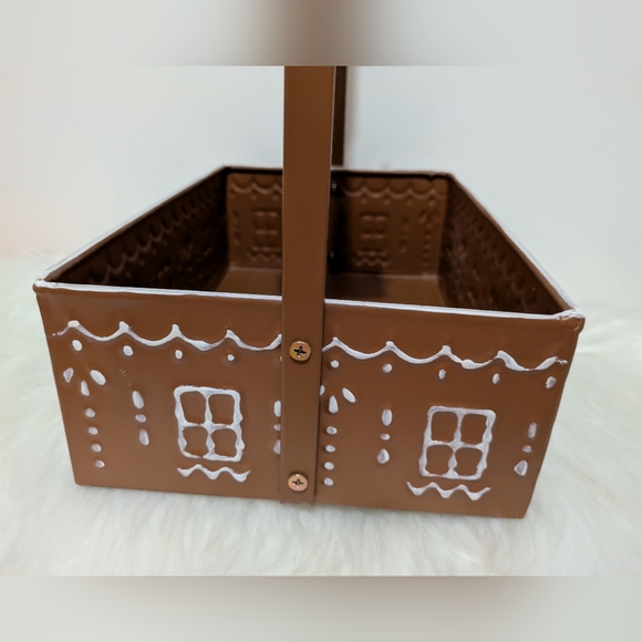 Willow & Riley Rustic Gingerbread Decor Kitchen Caddy Metal Organizer New! - Picture 11 of 12